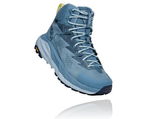 Hoka One One Dame Kaha Gore-tex Fjellsko Provincial Blå/Blå Fog Norge-85QYN